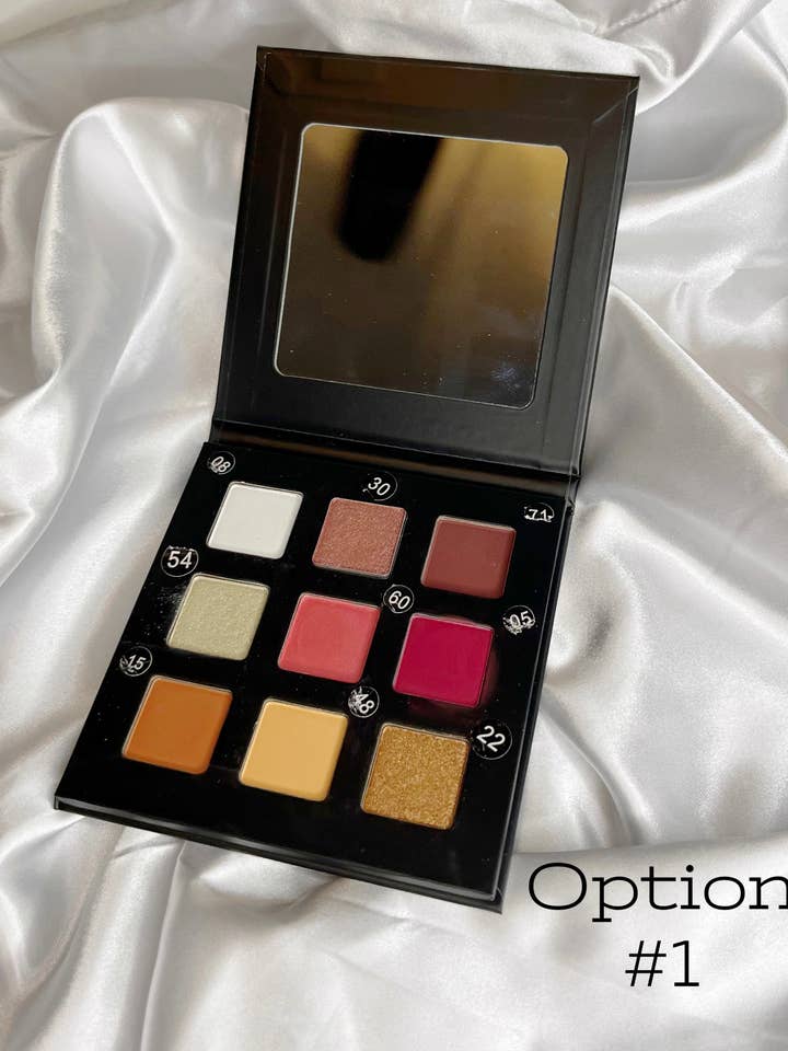 Premade Eyeshadow Palettes for wholesale by U.B.U. Cosmetics