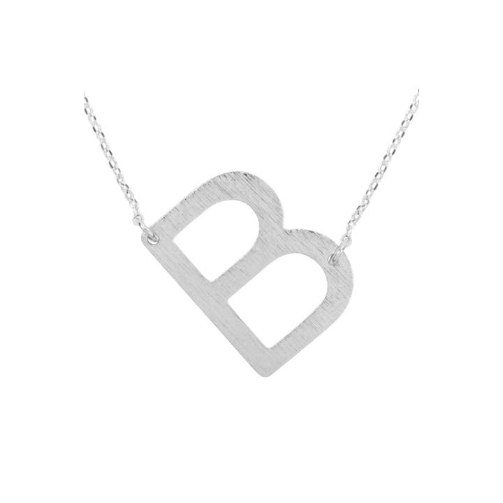 MYS Wholesale Inc - Wholesale Pendant/Charm Necklace - Initial Rough Finish Chain Necklace35