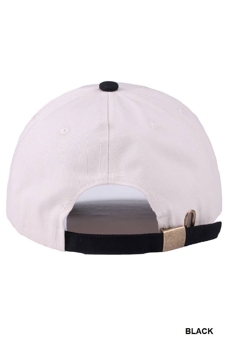 42POPS - Wholesale Baseball Cap - Women's - `.0724 Just A Girl Who Loves Jesus Two Tone Canvas Cotton Cap SI-285
