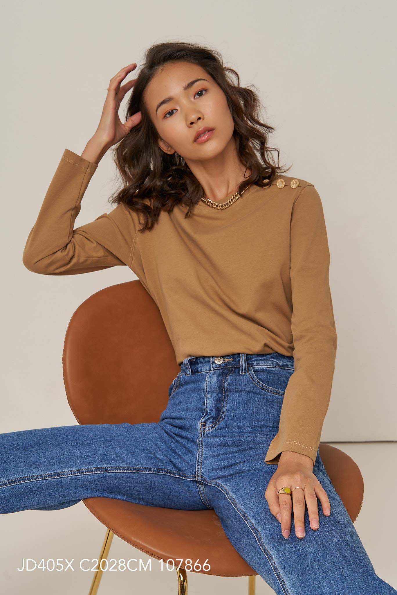 Oraije Paris - Vendita all'ingrosso Jeans - Donna - Jeans Barbara a gamba larga6