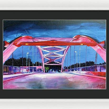 59 puentes iluminados, impresión enmarcada para venta al por mayor de Lauren Luna Ltd Co.