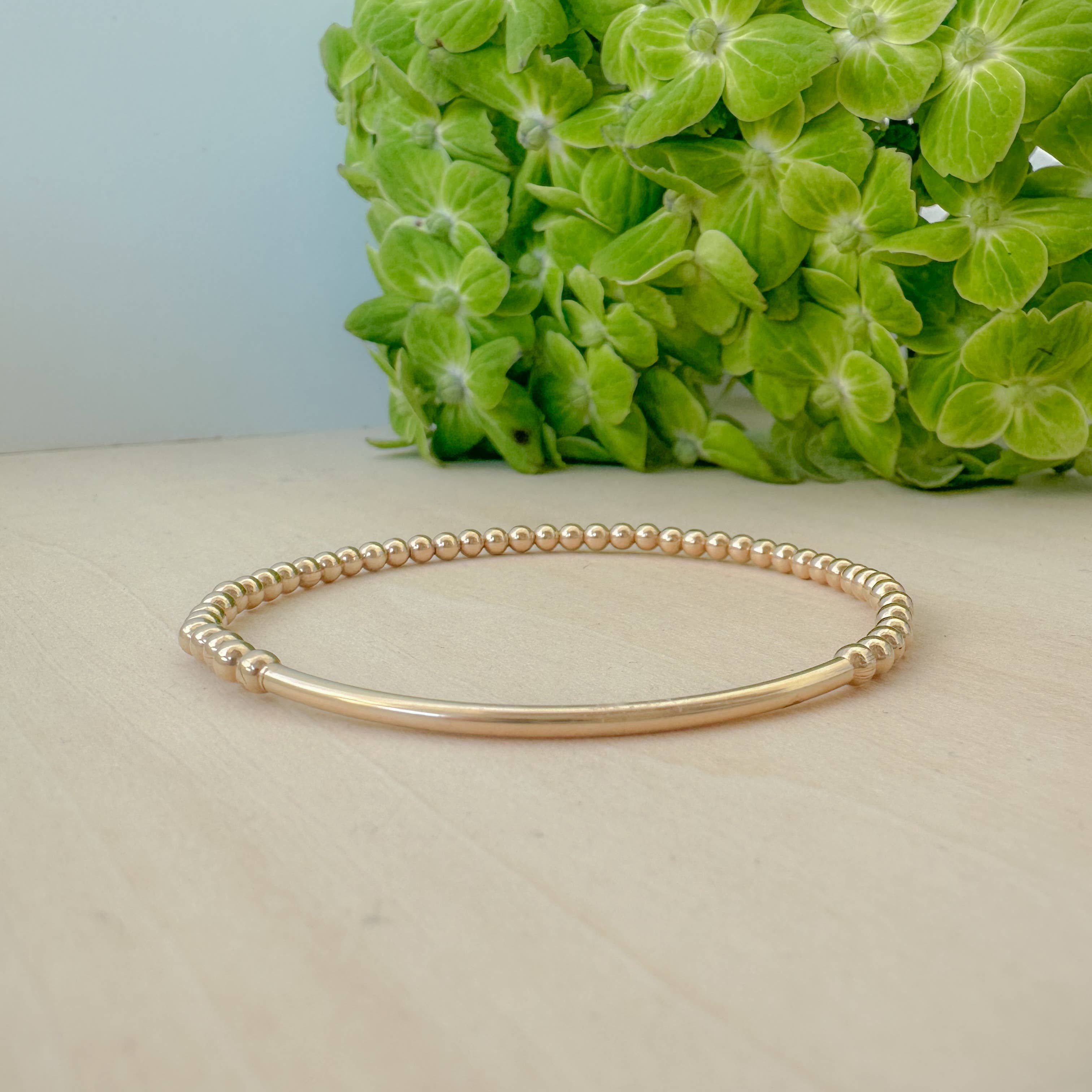 Amethyst and Opal - Wholesale Beaded Bracelet - Gold Bar Bracelet1