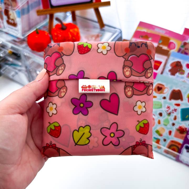 Pochistudios - Wholesale Grocery/Shopping Bag - Foldable Reusable Nylon Shopping Bag "Choose your Favorite!"