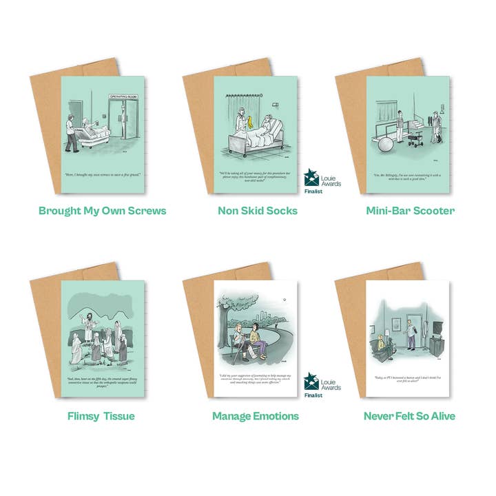 Surgery Humor Pack – Six Cards to Laugh in Recovery and other Purchase Wholesale serious tissue. Free Returns & Net 60 Terms on Faire trending on Faire.