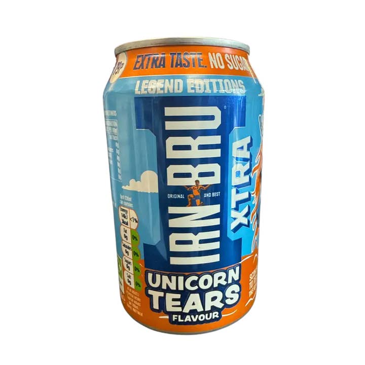 IRN BRU Xtra Unicorn Tears Limited Edition 330ML - U.K Edition Case 24 for wholesale by Echo Sales Canada
