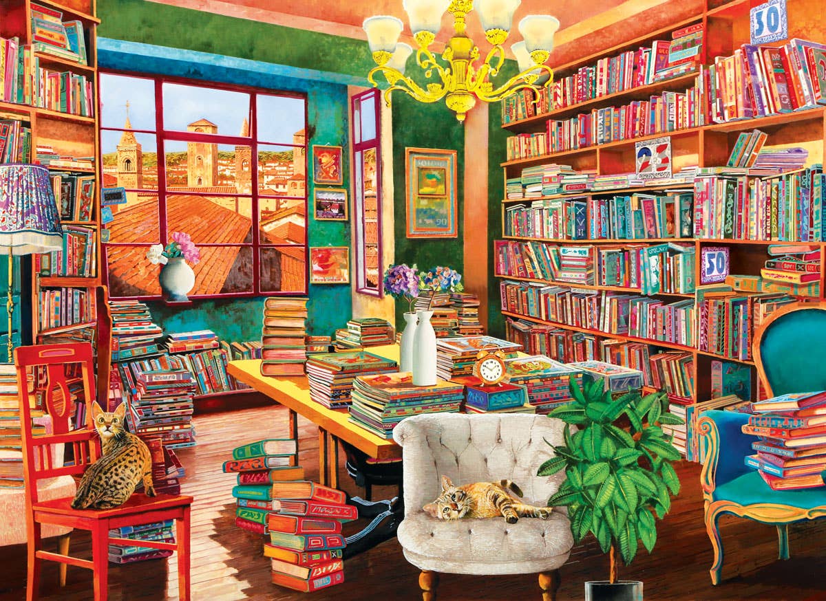 Eurographics Puzzles Europe - Wholesale Puzzle - Adult - The Old Library1