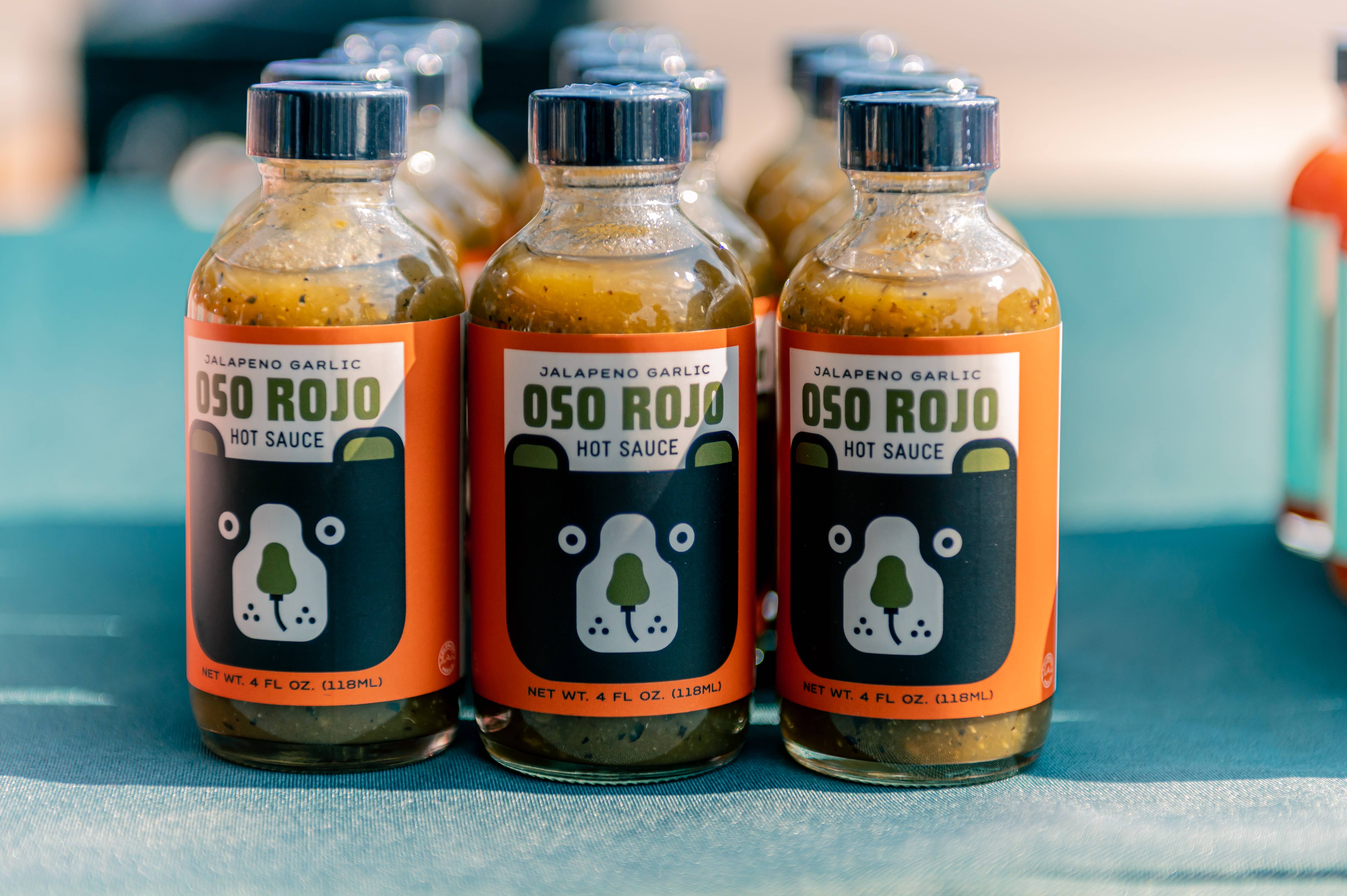 Oso Rojo Hot Sauce - Wholesale Hot Sauce - Jalapeno Garlic - Oso Rojo Hot Sauce 4oz3