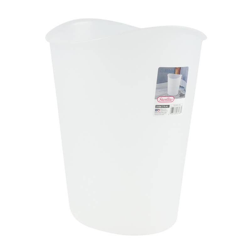 Deluxe Import Trading - Wholesale Trashcan/Trash Bin - Sterilite 3-gal Slim Wastebaskets0