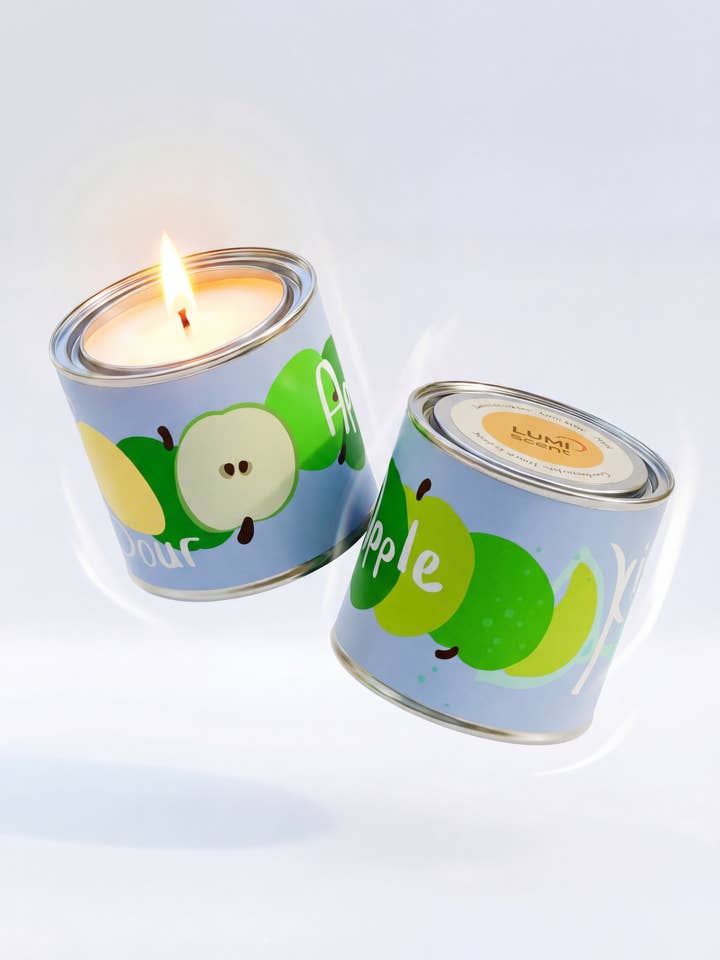 Tin Jar Soy Wax | Sur Æblekys for engroshandel hos Bodi Candle