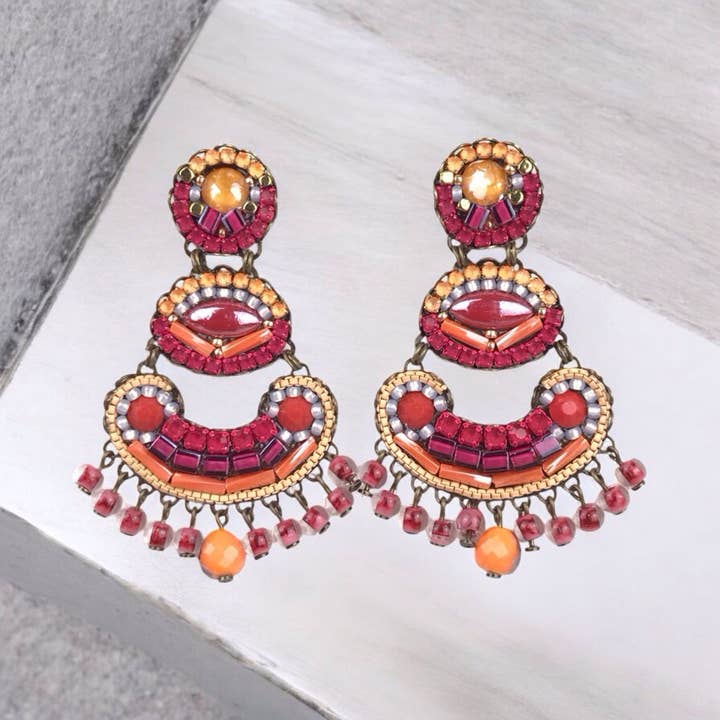 melizijewelry - Wholesale Dangle Earrings - Passionata crystal earrings2