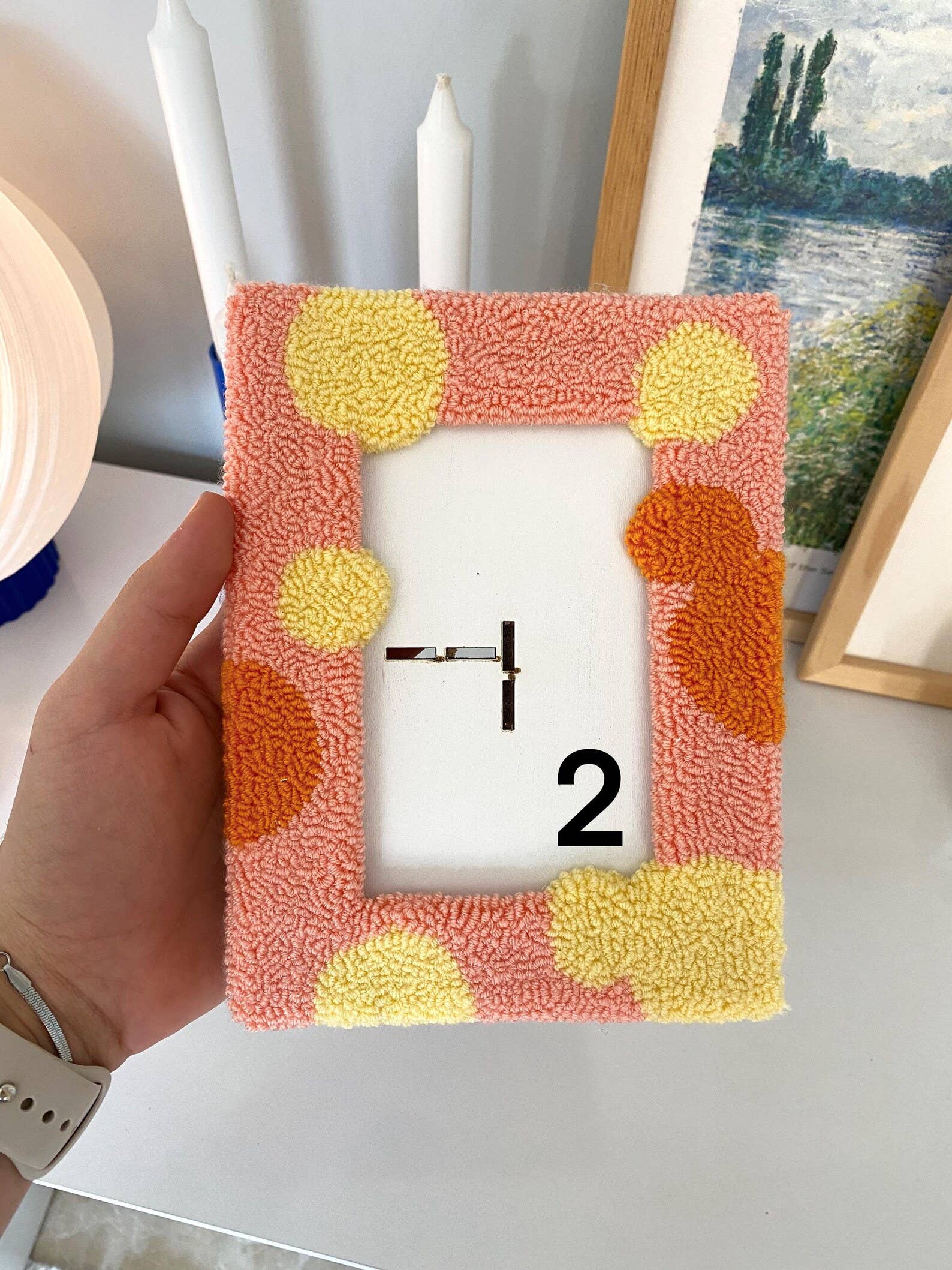 Mudita Rug Studio – wholesale Bildram – Handgjorda punch needle-fotoramar, fotoramar1