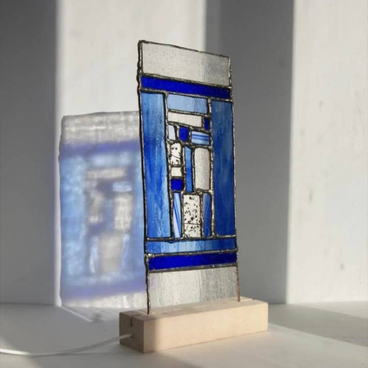 mARTaart - Wholesale Suncatcher - Personalized Stained Glass Panel | Stained Glass Window Panel Vertical | Handmade Stained Glass Panel Custom | Stained Glass Nightlight 2022