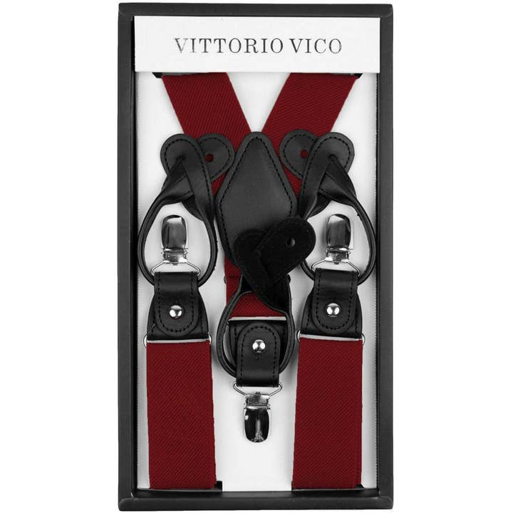 Classy Cufflinks - Wholesale Suspenders - Men's - Vittorio Farina Men's Vibrant Colorful Convertible Suspender by Classy Cufflinks