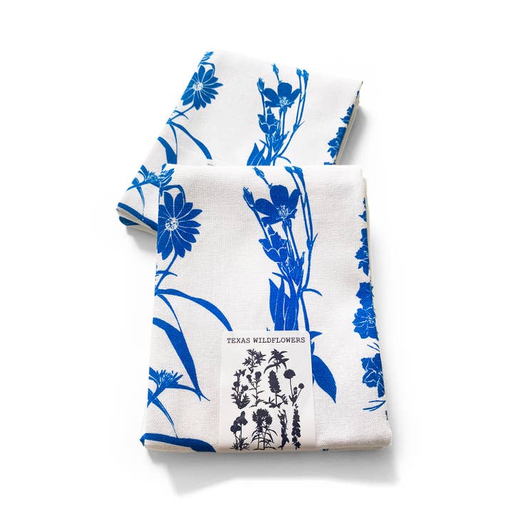 Planetarium - Wholesale Tea Towel - Texas wildflowers tea towel3