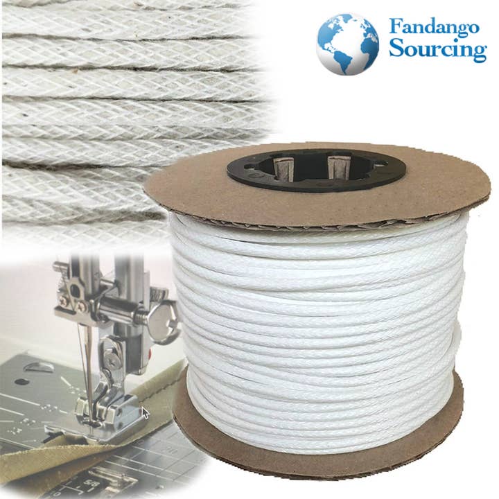 WeBaG N WeCoveR - Wholesale Craft Supplies - Fiber Flex Piping Cord, 6 Sizes, Fiber Cord, Welt Cord1