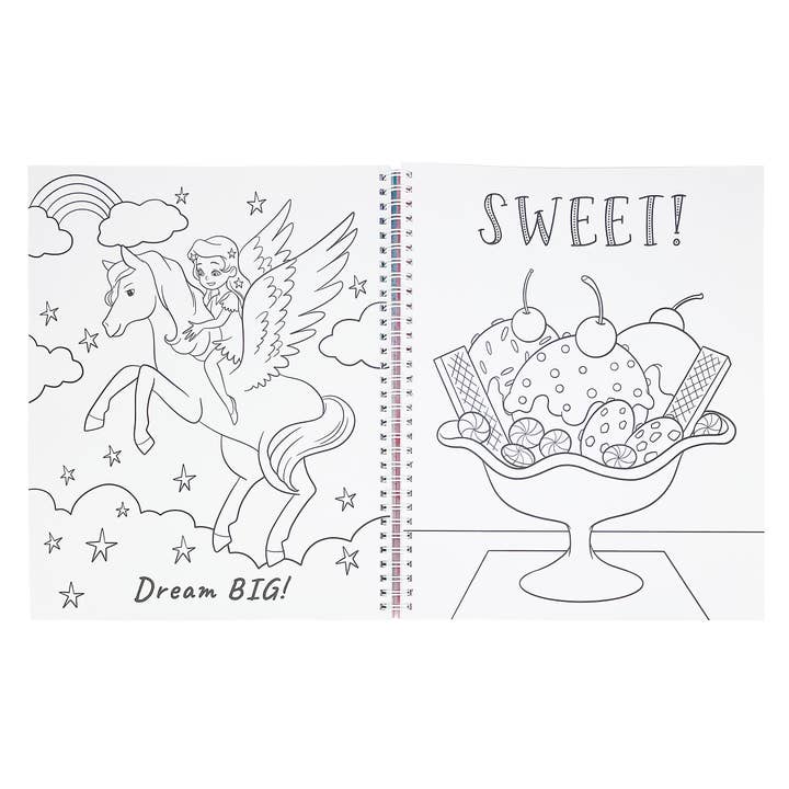 Cottage Door Press - Wholesale Coloring Book - Kids & Baby - Girl Time! Sticker & Coloring Activity Book