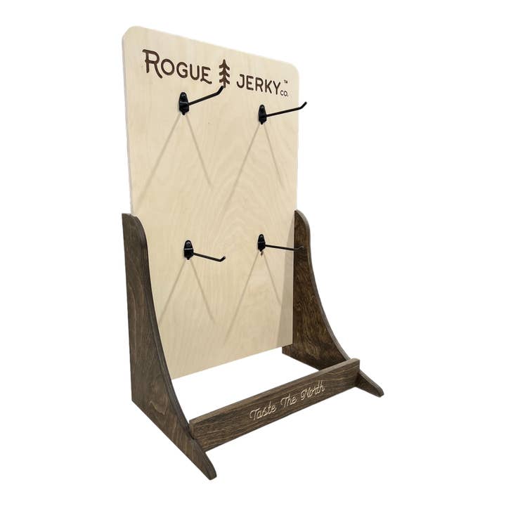 Rogue Jerky Co. - Wholesale Retailer Display - Food & Drink - Rogue Jerky Co. Custom Countertop Beef Jerky Display