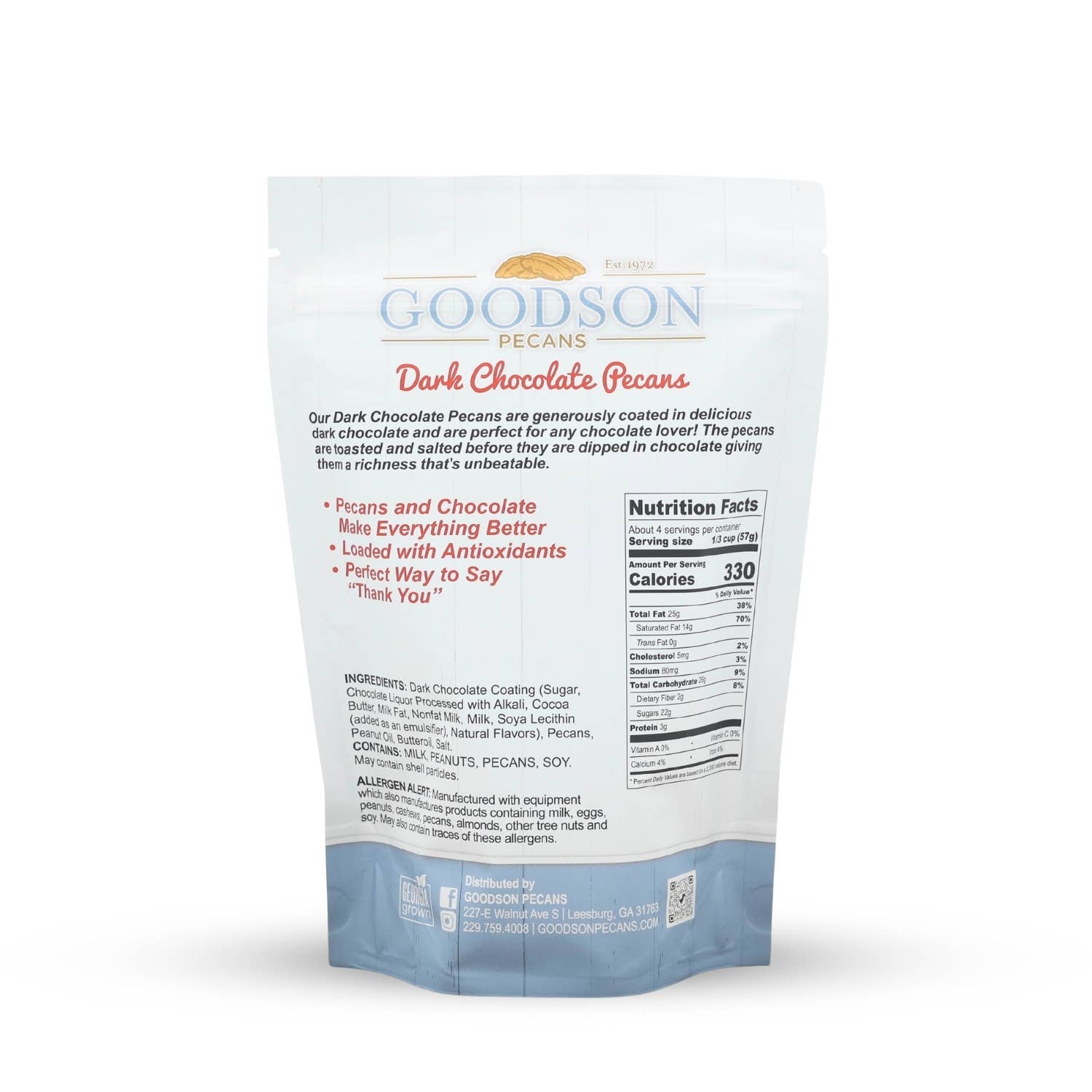 Goodson Pecans - Vente Noix - Nacanes au chocolat noir1