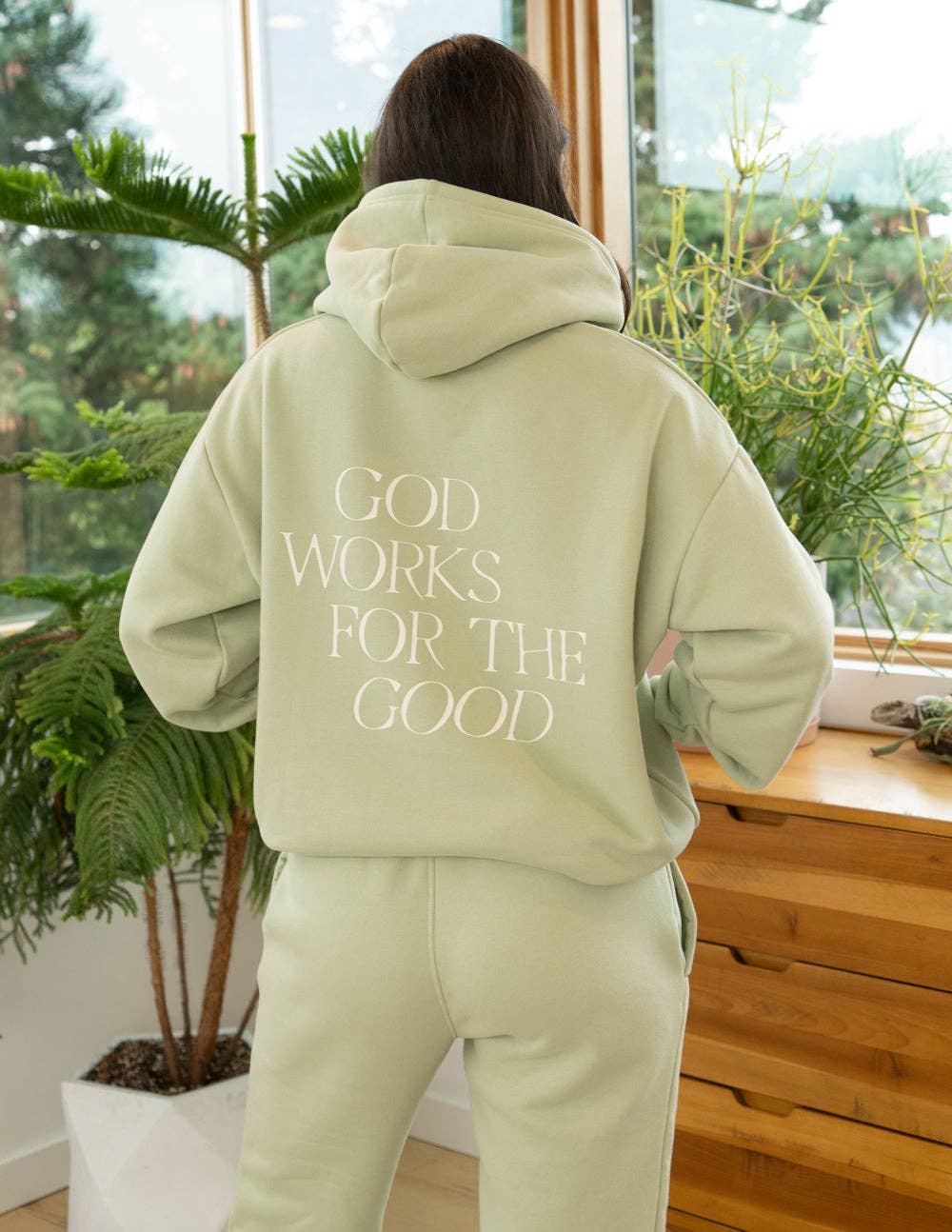 Elevated Faith - Vendita all'ingrosso Felpa con cappuccio - Donna - Felpa con cappuccio unisex God Works for the Good2