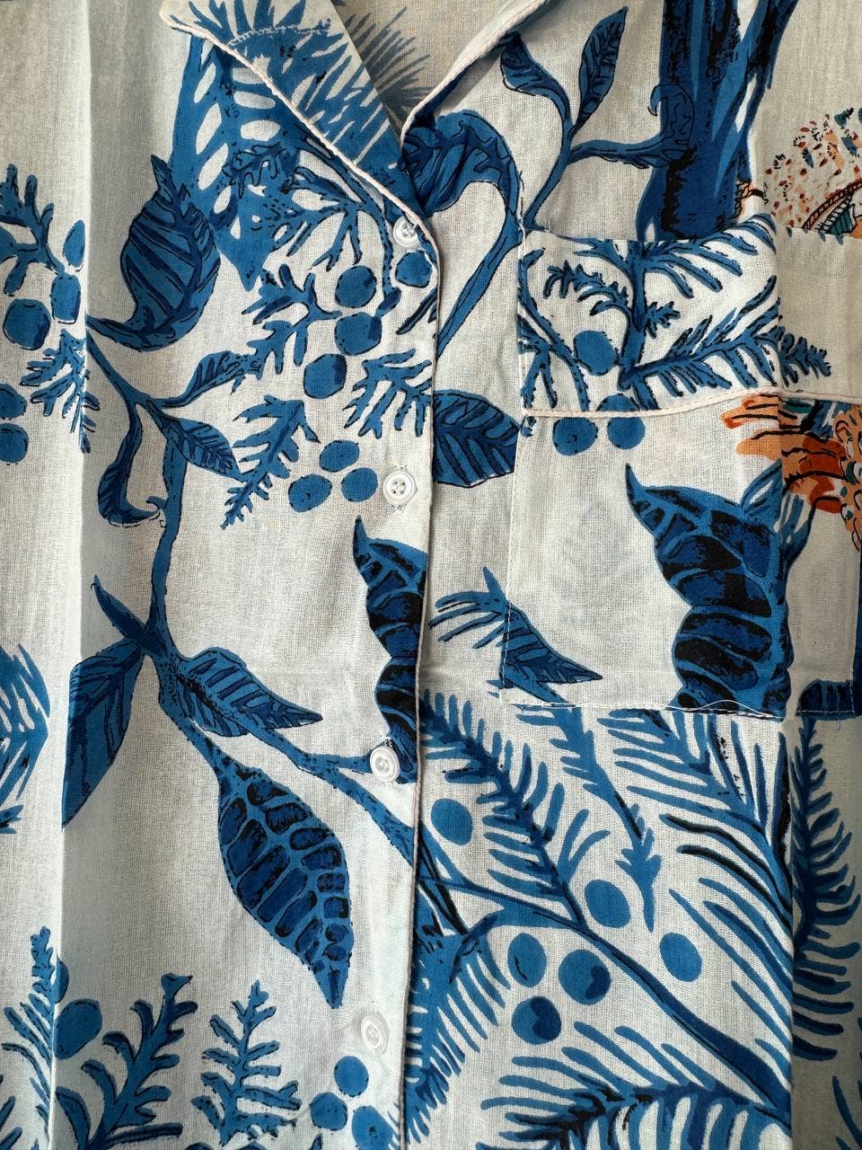 bhavnas boutique - Wholesale Lounge Top - Women's - Cotton Pajama Set Beautiful Hand Block Printed Summer PJ Set1