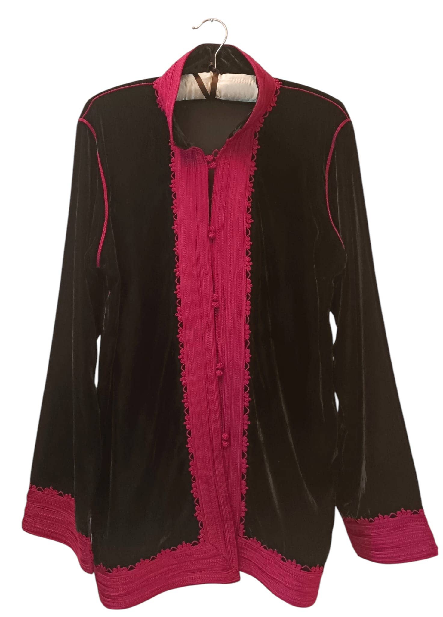 Teod’amar Venezia - Wholesale Jacket - Women's - Marco Polo jacket in black and fuchsia2