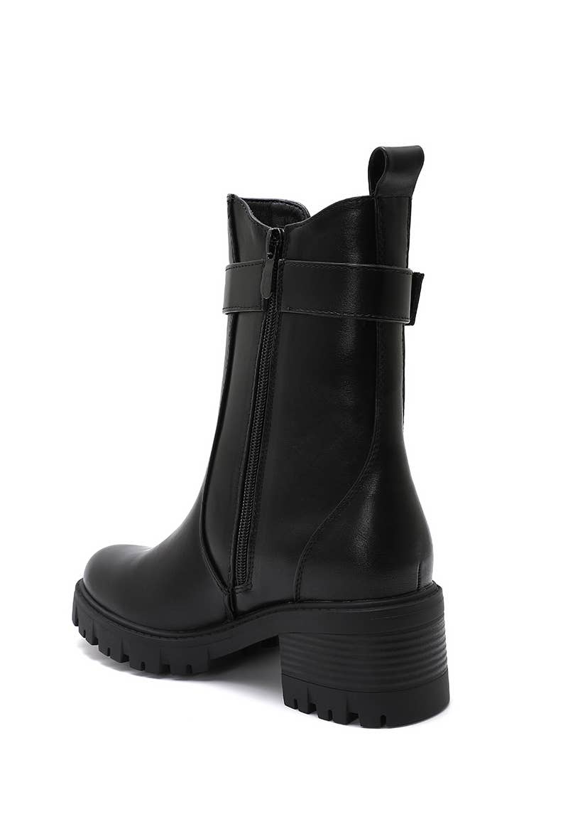 Joia Paris - Wholesale Boots - Women's - Block heel boots with sturdy lug sole WZ-11011