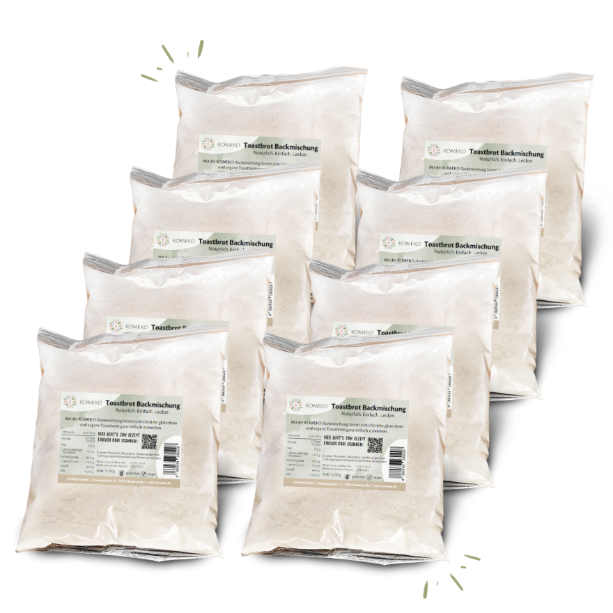 KOMEKO - Wholesale Bread Mix - TOASTGENUSS baking mix - gluten-free, vegan2