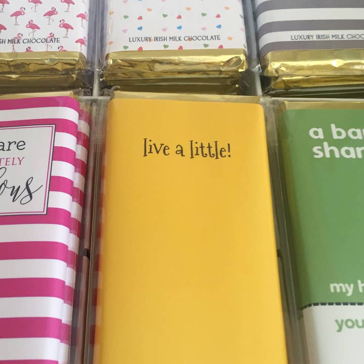 Sweet Living Kilkenny - Wholesale Chocolate Bar - Live a little (L)