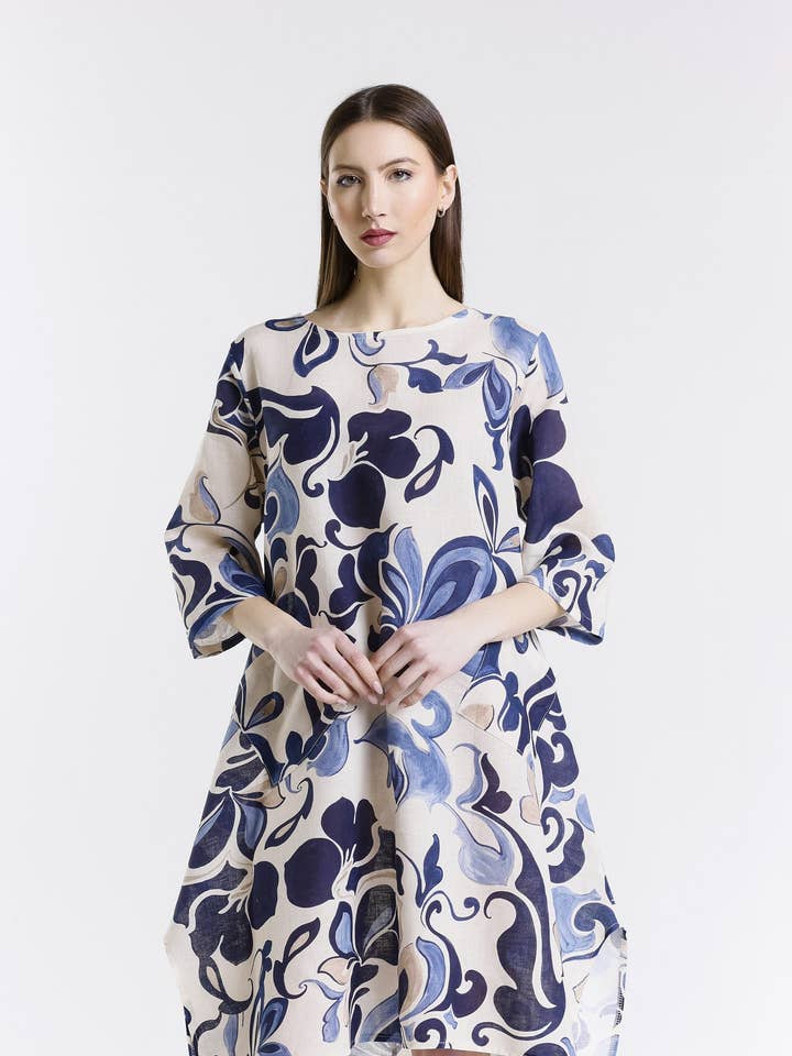 Vestito a tasca April Fleur (DSS165R) per la vendita all'ingrosso da parte di TINA Stephens Italy/Tees By Tina