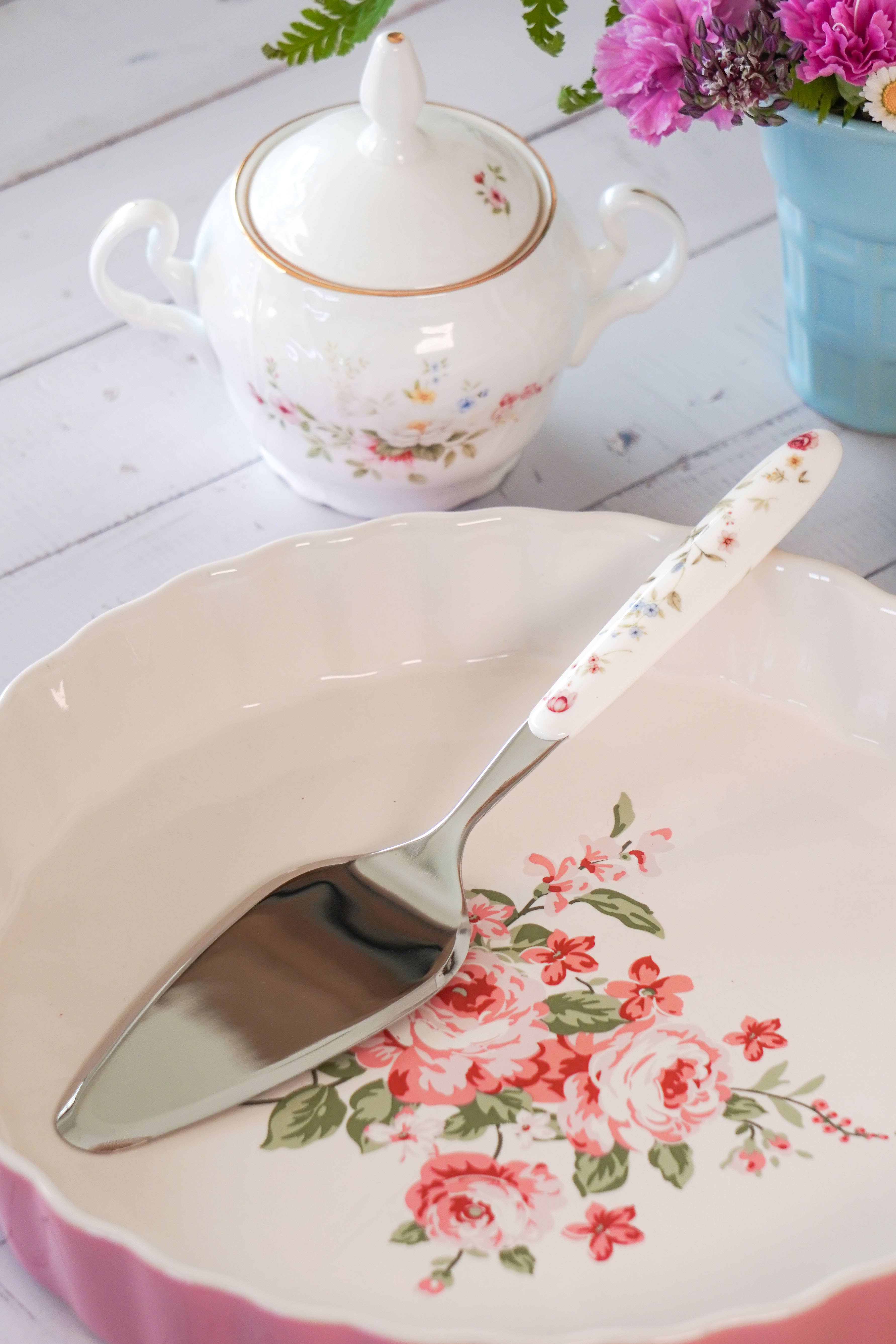 Isabelle Rose - Wholesale Flatware Serving Piece - Cake server English Garden 25 cm Isabelle Rose0