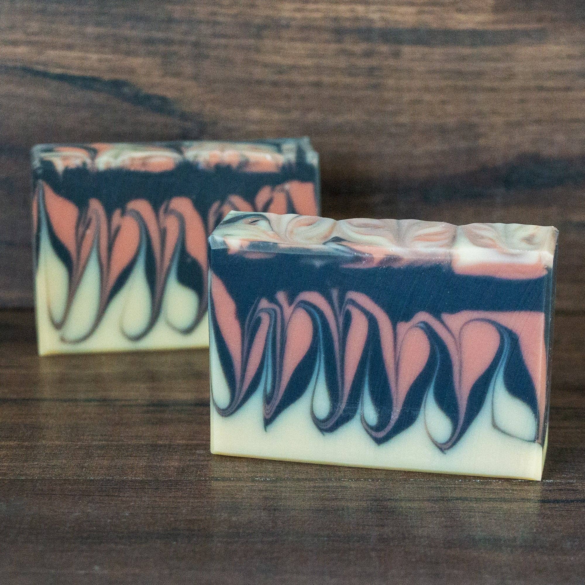 Delta Tule - Wholesale Bar Soap - Black Pearl // Charcoal + Rose Clay Soap4