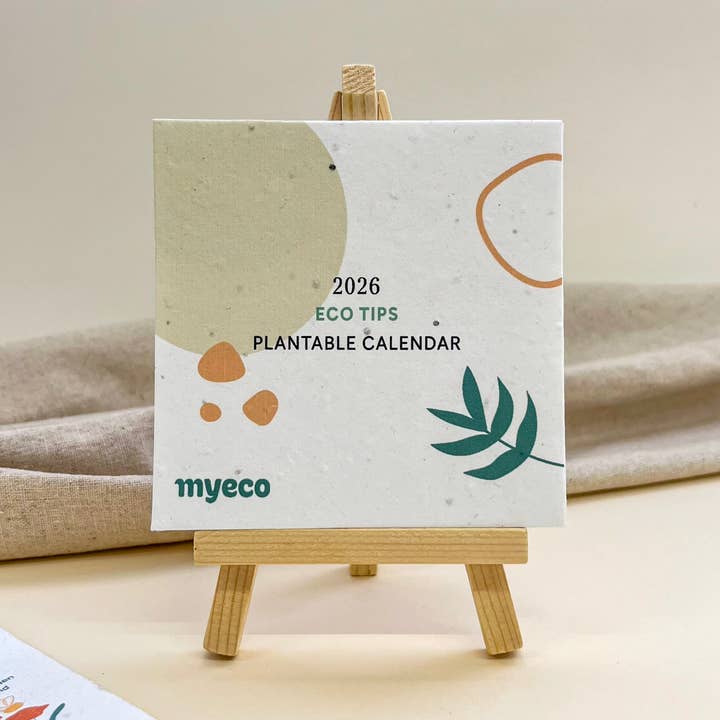 2026 Plantable Calendar - Eco Tips for wholesale by Myeco