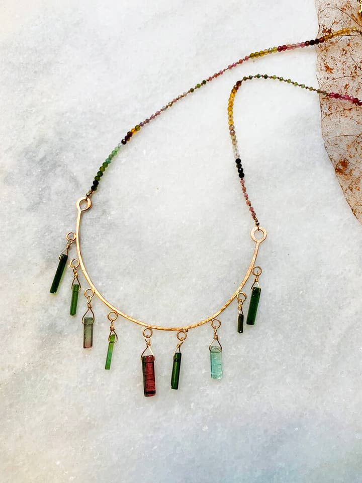 Tourmaline Goddess Necklace for wholesale by Honey5Kauai