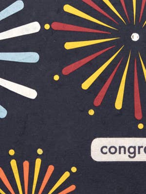 Congrats Fireworks for wholesale by Good Paper