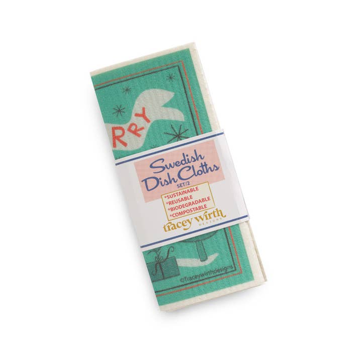 Tracey Wirth Designs - Wholesale Dishcloth - A set of 2 Swedish Dish Cloths1