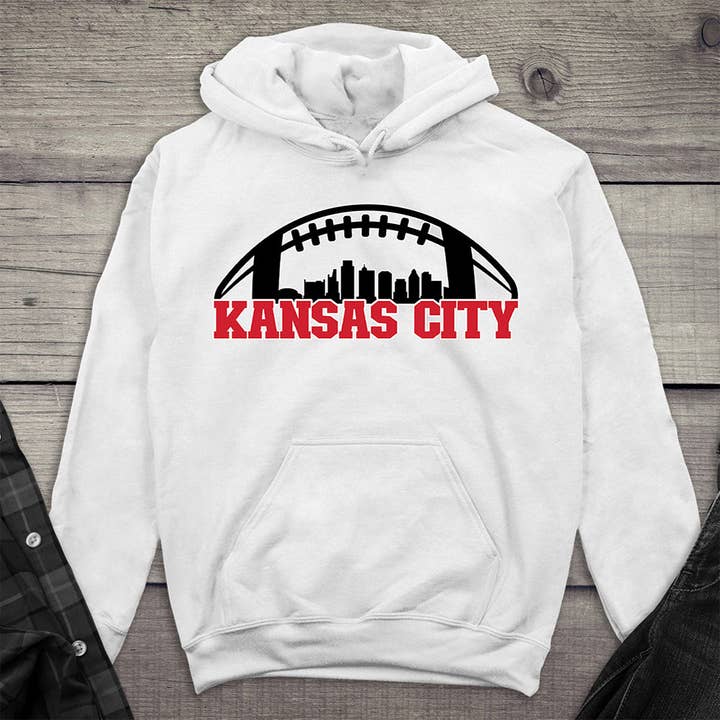 Kansas City Skyline Hoodie voor wholesale door Artopia