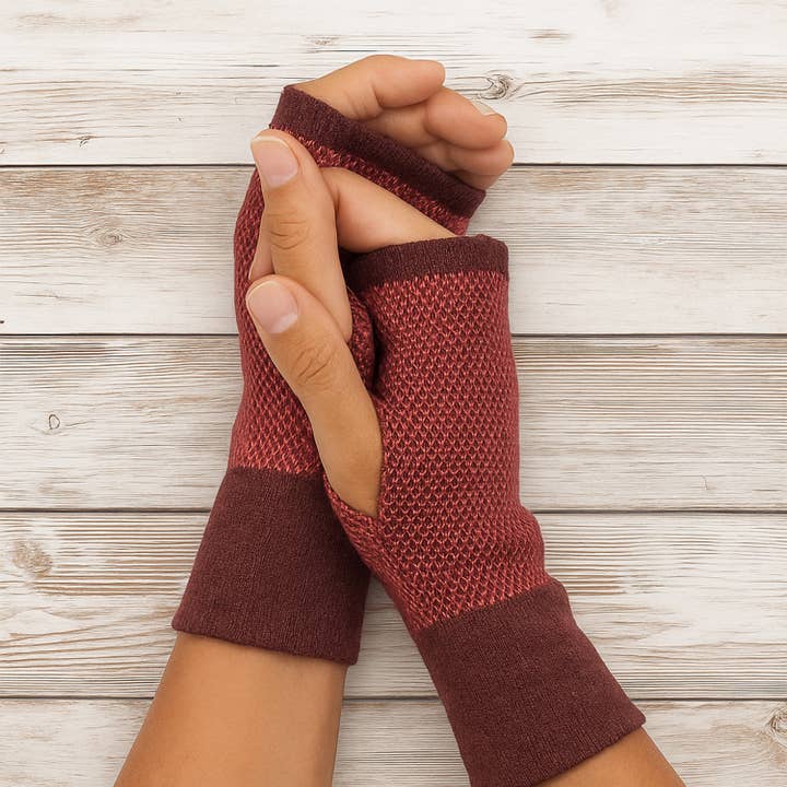 Shupaca Alpaca - Vendita all'ingrosso Guanti - Donna - Guanti in Alpaca - Trigo - Acero2