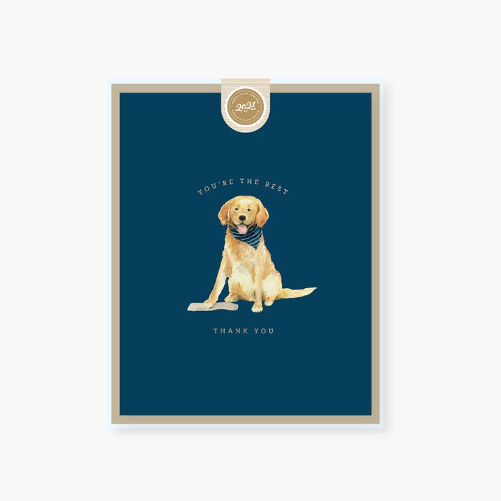 You are the best! Golden Lab Thank You Card Boxed Set for wholesale by 2021 Co.