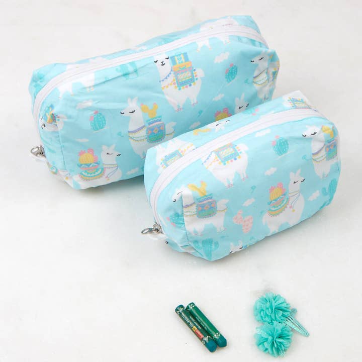 Llama Love Organic Travel Pouch for wholesale by Little West Street