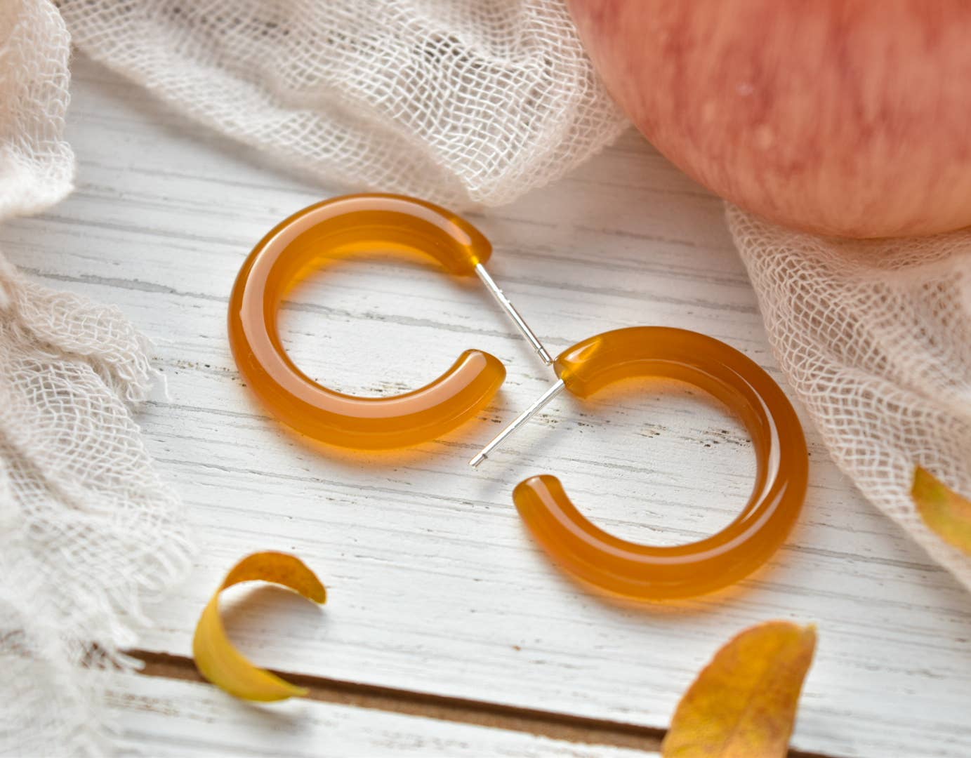 Fenna&Fei - Wholesale Hoop Earrings - Ultra Mini Hoop Collection | Small Italian Acetate Hoops 2