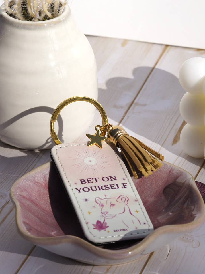 Keychain Bet On Yourself Self Belief for wholesale by Belivra LLC