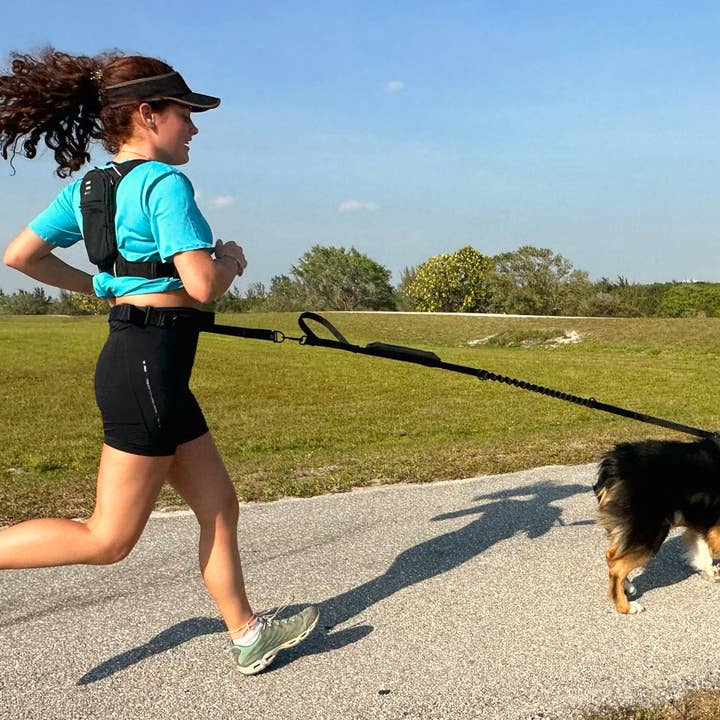 Svart FITLY Löparbälte + Hundkoppel - SVART för wholesale på Faire7