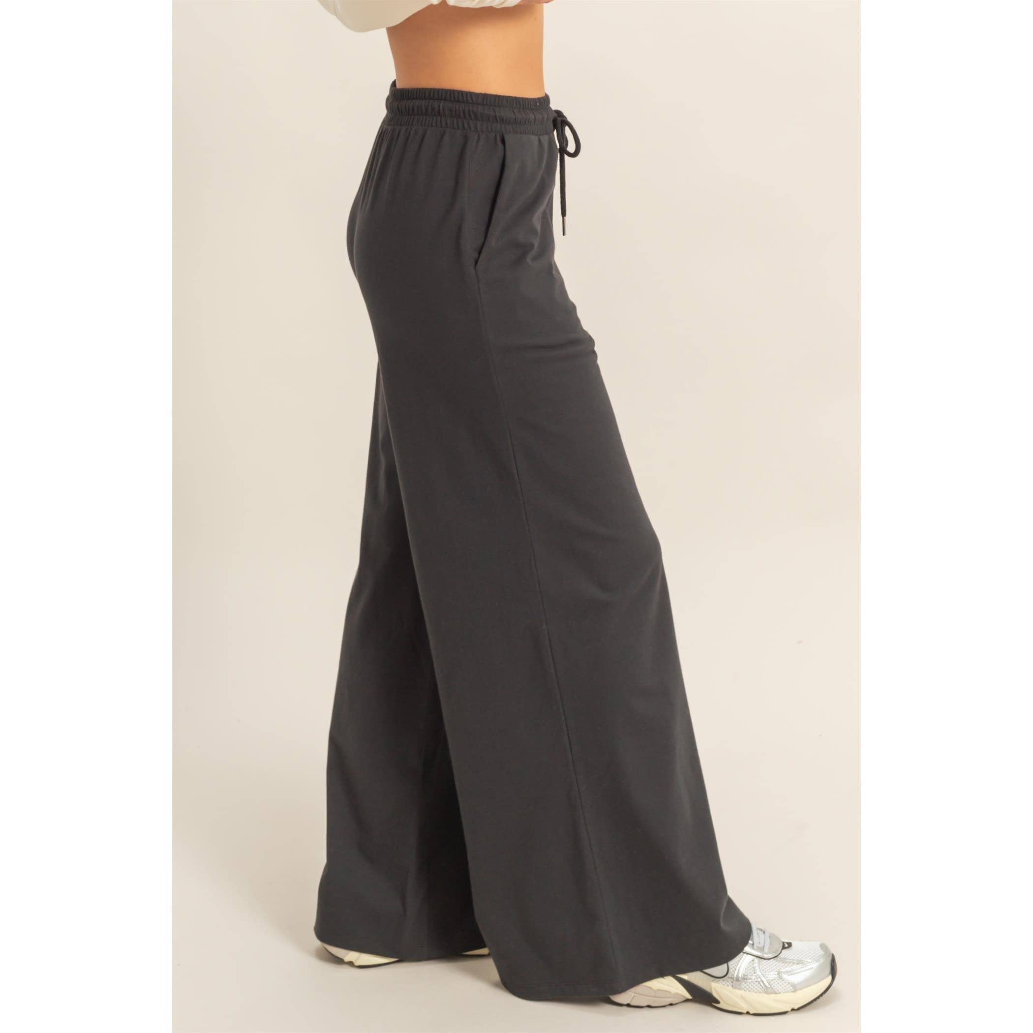 Double Zero - Vendita all'ingrosso Pantaloni sportivi/da jogging loungewear - Donna - Pantaloni larghi in cotone alla moda27