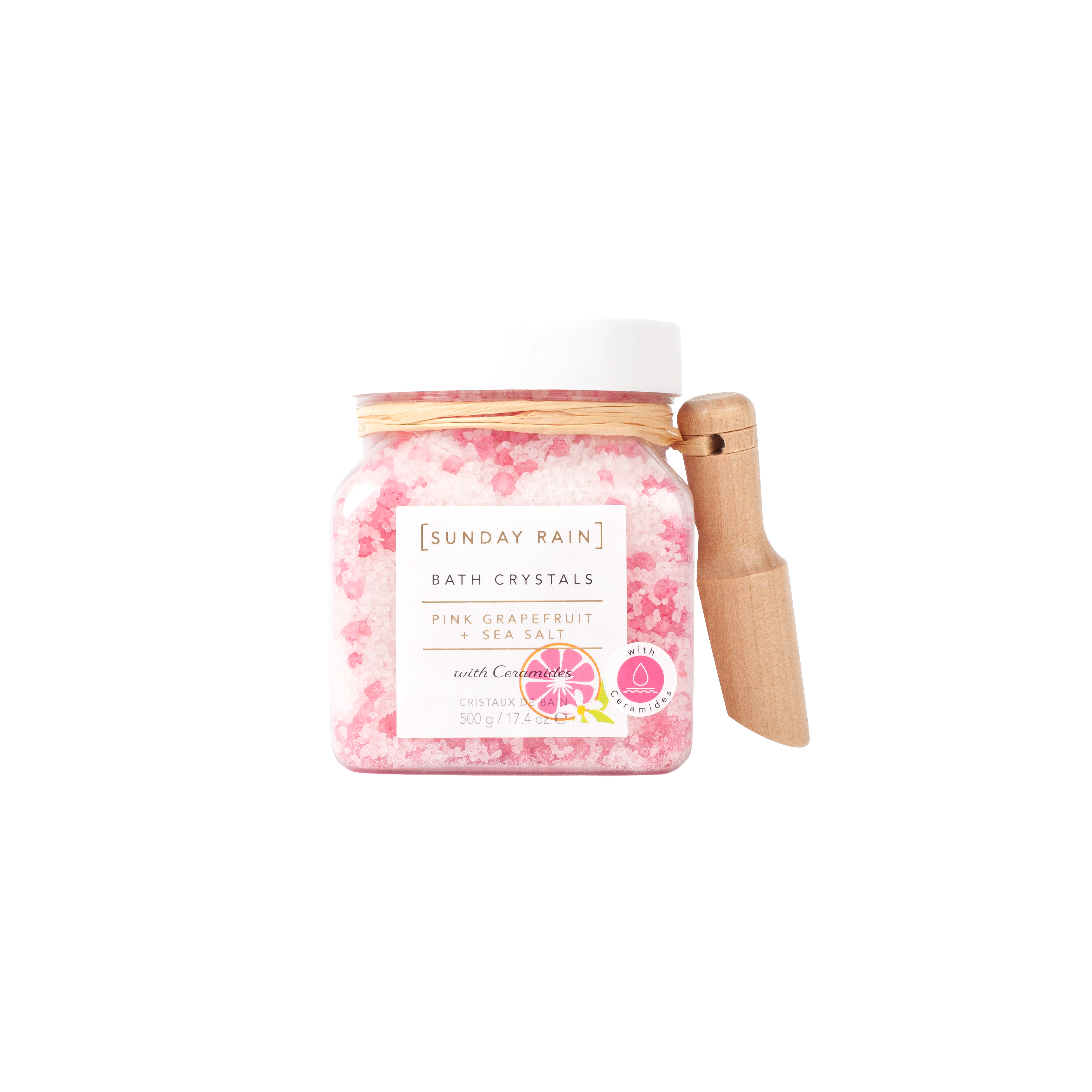 Sunday Rain - Wholesale Bath Salts - Sunday Rain Pink Grapefruit & Sea Salt Bath Crystals
0