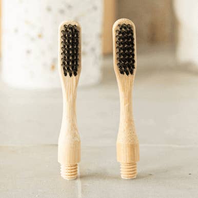 Cabezales de cepillo de dientes de bambú (x2) para venta al por mayor de My Bambou