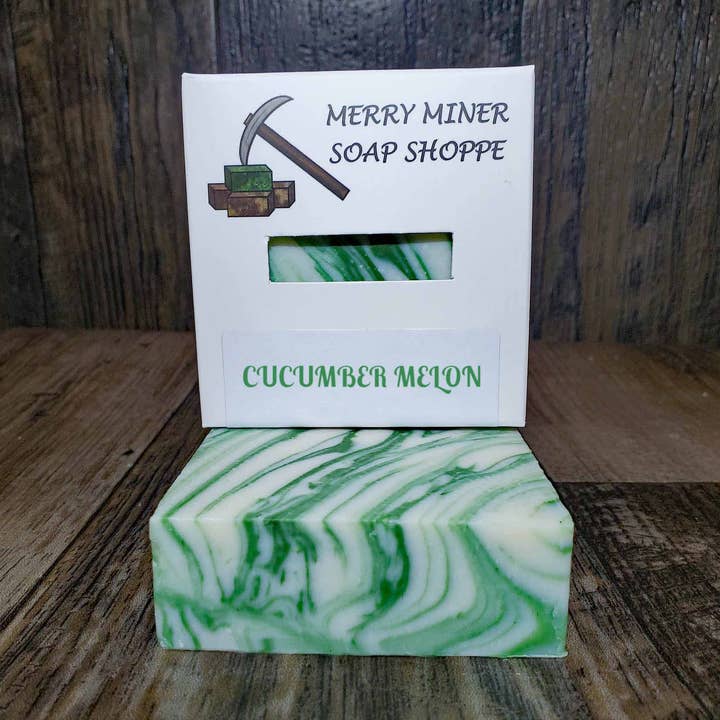 Cucumber Melon for wholesale by Merry Miner Soap Shoppe LLC
