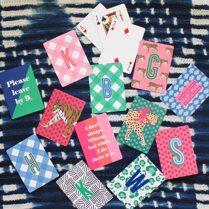 Clairebella - Wholesale Playing Cards - Playing Cards-Flora/Maya Monogram