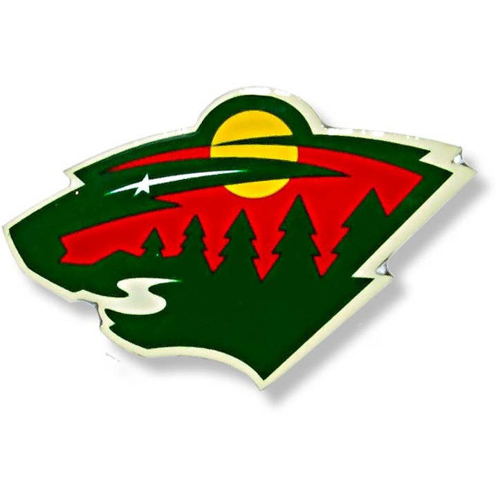 NHL Minnesota Wild Team Logo Pin for wholesale by Aminco USA