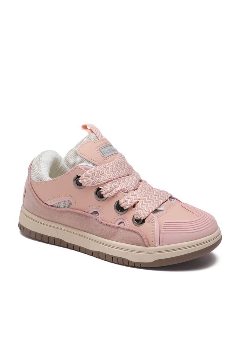 Joia Paris - Wholesale Lifestyle Sneakers - Women's - Trendy sneakers with large laces Sn-872