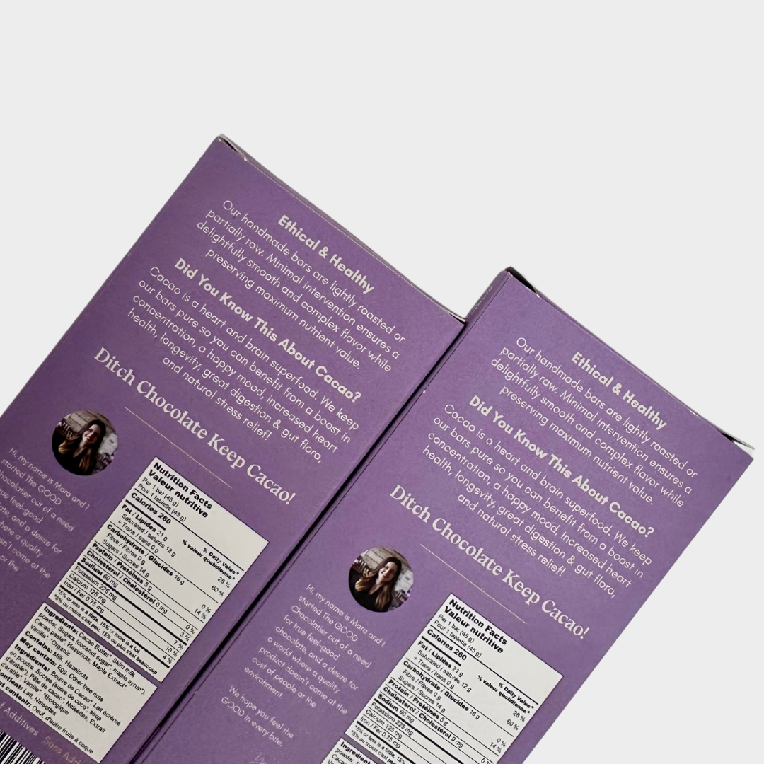 The GOOD Chocolatier - Venta al por mayor Chocolate - CASE Avellana tostada 50%  3